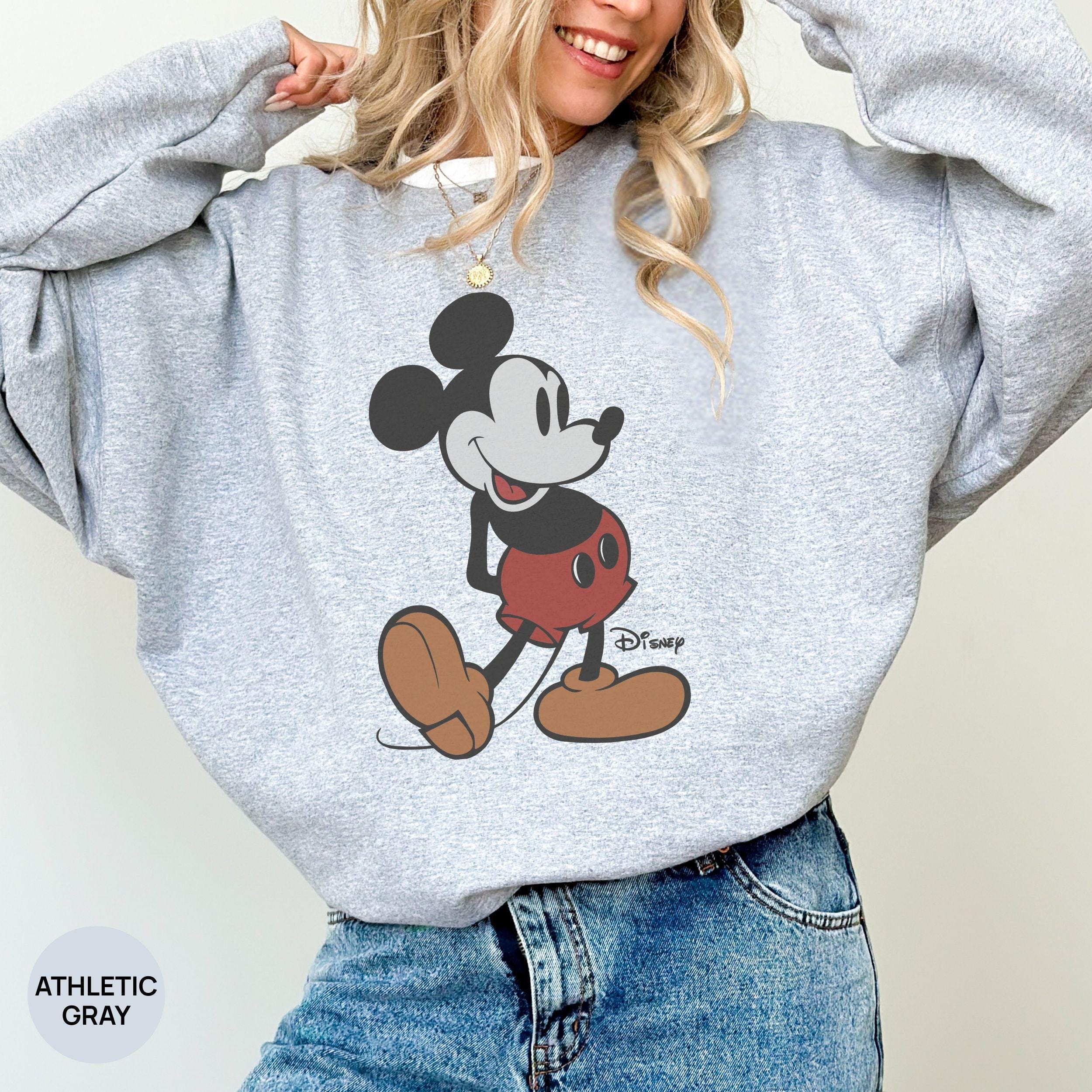 Classic Pose Mickey Mouse Sweatshirt, Retro Mickey Hoodie, Vintage