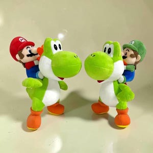 Peluche de Yoshi de Super Mario de 26 cm, peluche de Mario Bros, muñeco de peluche de la película Super Mario Galaxy, peluche de Rosetta, regalo para gamers para niños