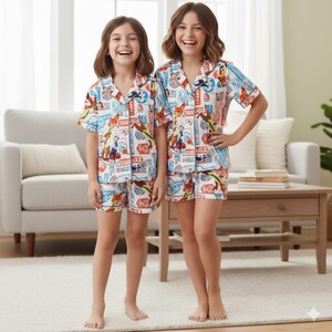Zootopia Pajamas Set, Nick and Judy Cute Fox Bunny Couple, Matching Cartoon Lovers Gift, Matching PJs PSJ1421 image 4