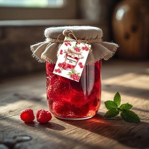 Pacote de Etiquetas para Potes de Geleia Imprimíveis – Sabores Rústicos de Frutas (PDF)
