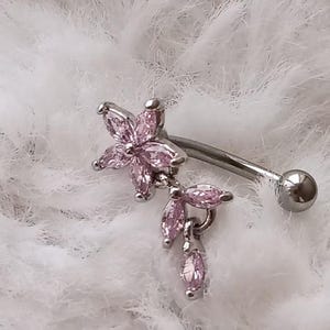 16g/8mm スターフラワーアイブロウ、アイブロウリング、ルークバーベル、ボディピアスジュエリー、ルークイヤリング、アイブロウカーブバーベルジュエリー軟骨イヤリング