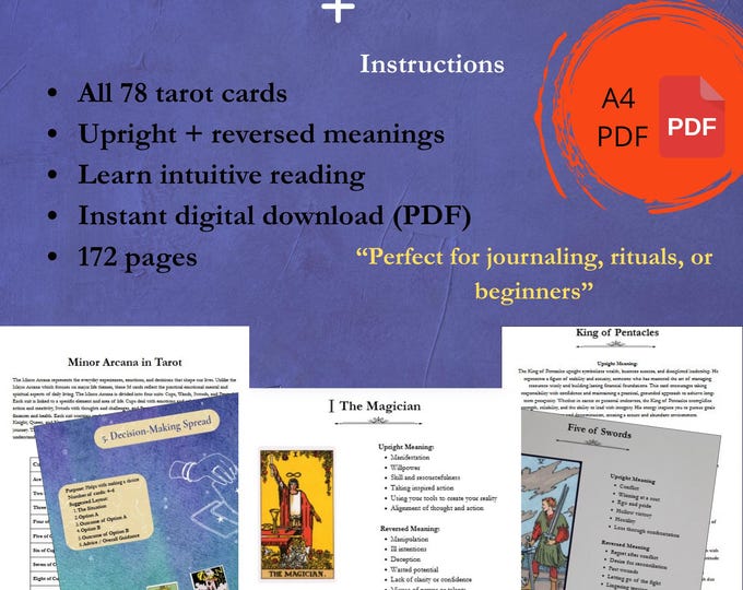 Tarot Cheat Sheet – Digital Guide | Rider-waite Tarot Guide PDF - Etsy