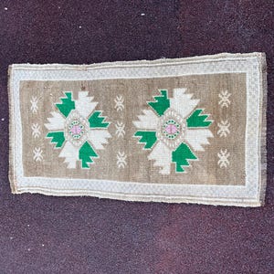 vintage small Rug 1.6×2.9feet Turkish small Rug -Rug mini rug