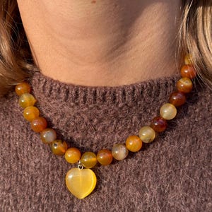CLAUDE colorful heart necklace