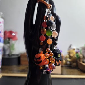 spooky scary Halloween phone charm/keychain