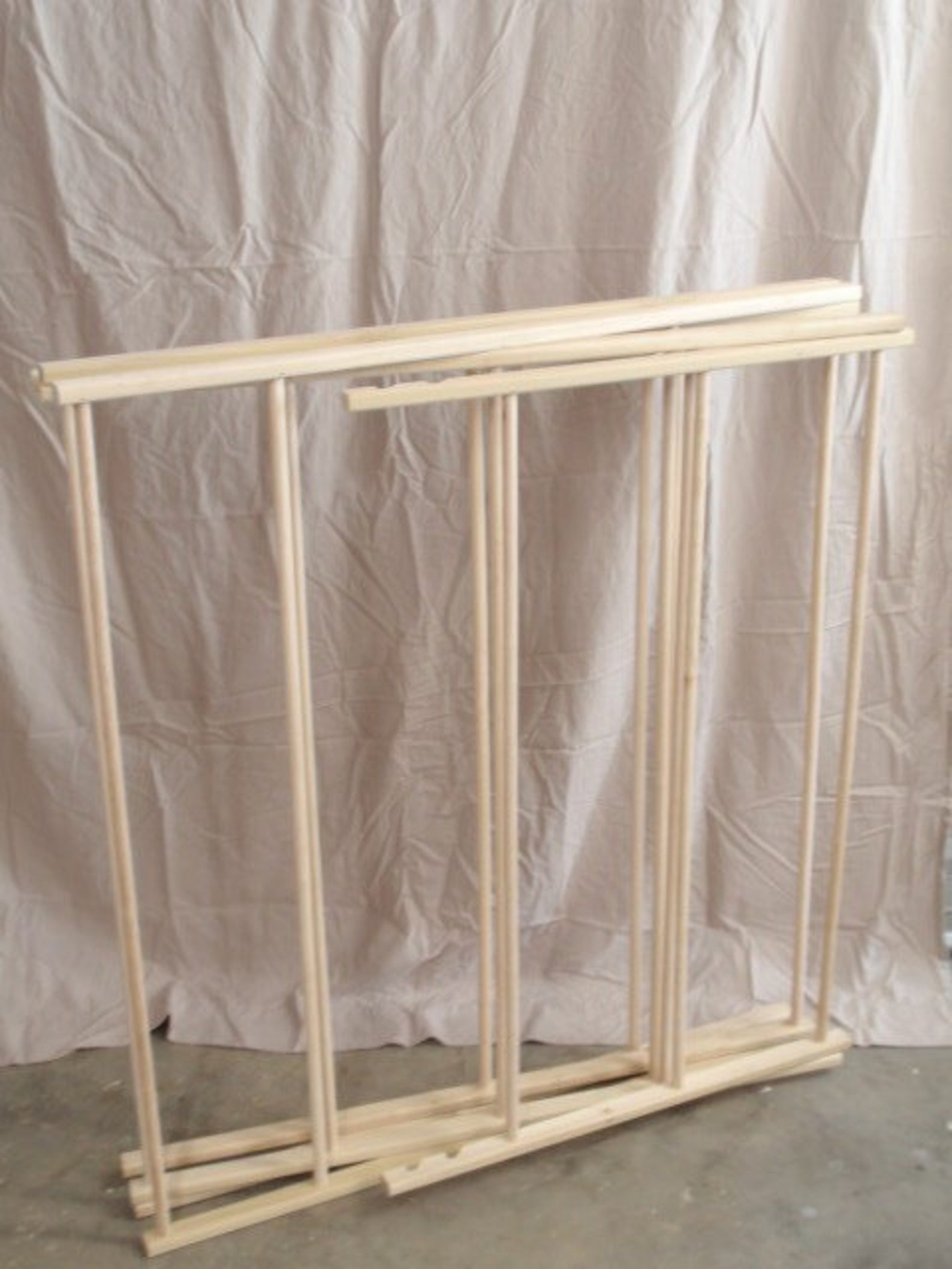 Large Clothes Drying Rack 50 Feet of Drying Space Large Wooden Clothes