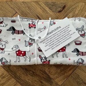 Puppy Napkins, Eco Friendly Napkins, Reusable Napkins, Waste Free Kitchen image 6