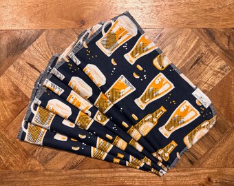 Bar Cloth Napkins, Paperless Towels, Masculine Decor, Bar Decor