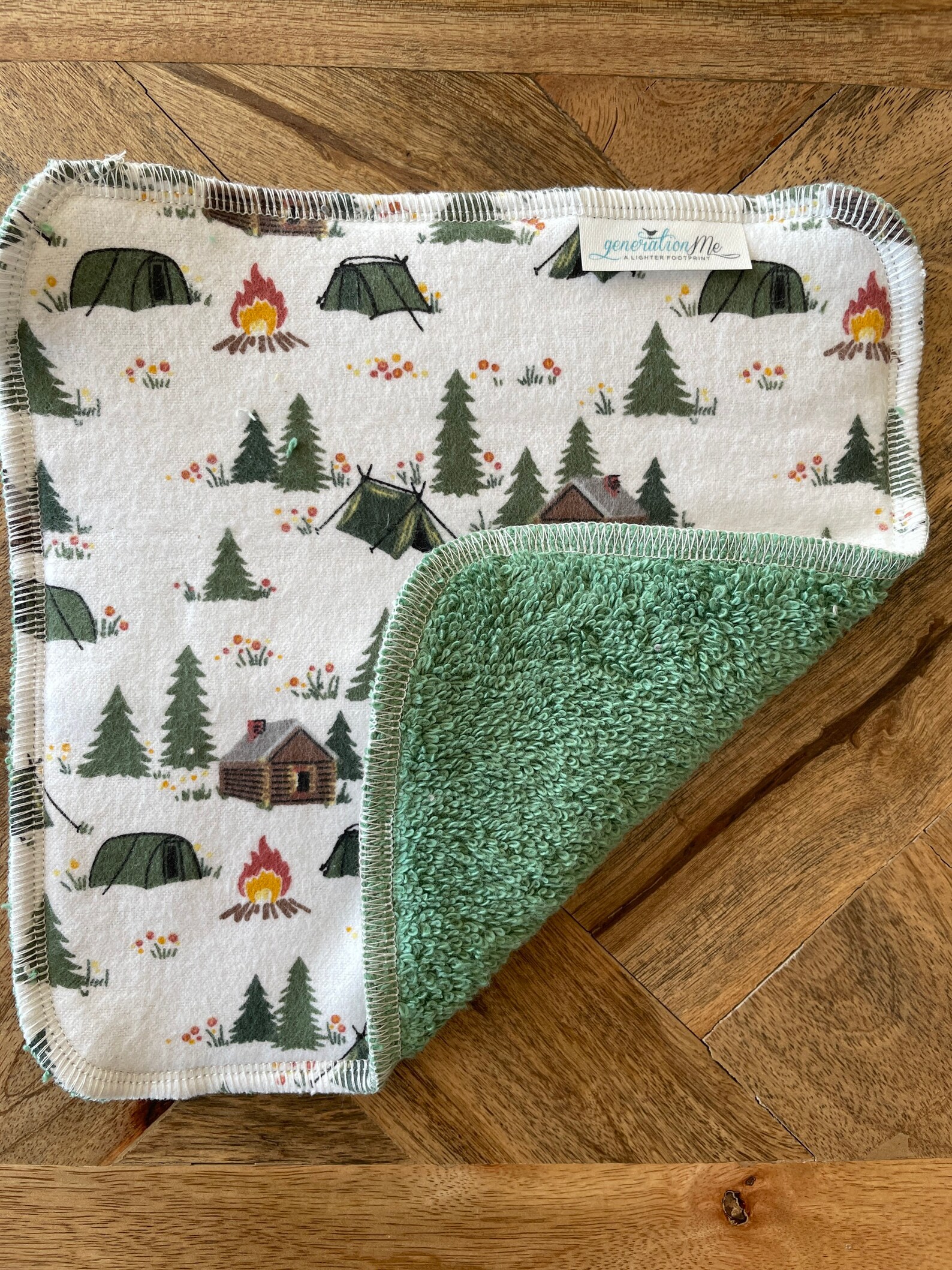 Log Cabin Napkins Eco Friendly Napkins Reusable Napkins Log Etsy