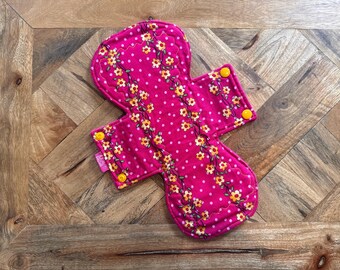 Cloth Menstrual Pad, 11" Heavy Absorbency, Eco Friendly Period, Cloth Pad, Heavy Period Pad