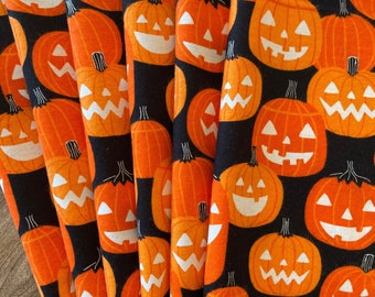 Pumpkin Cloth Napkins, Paperless Towels