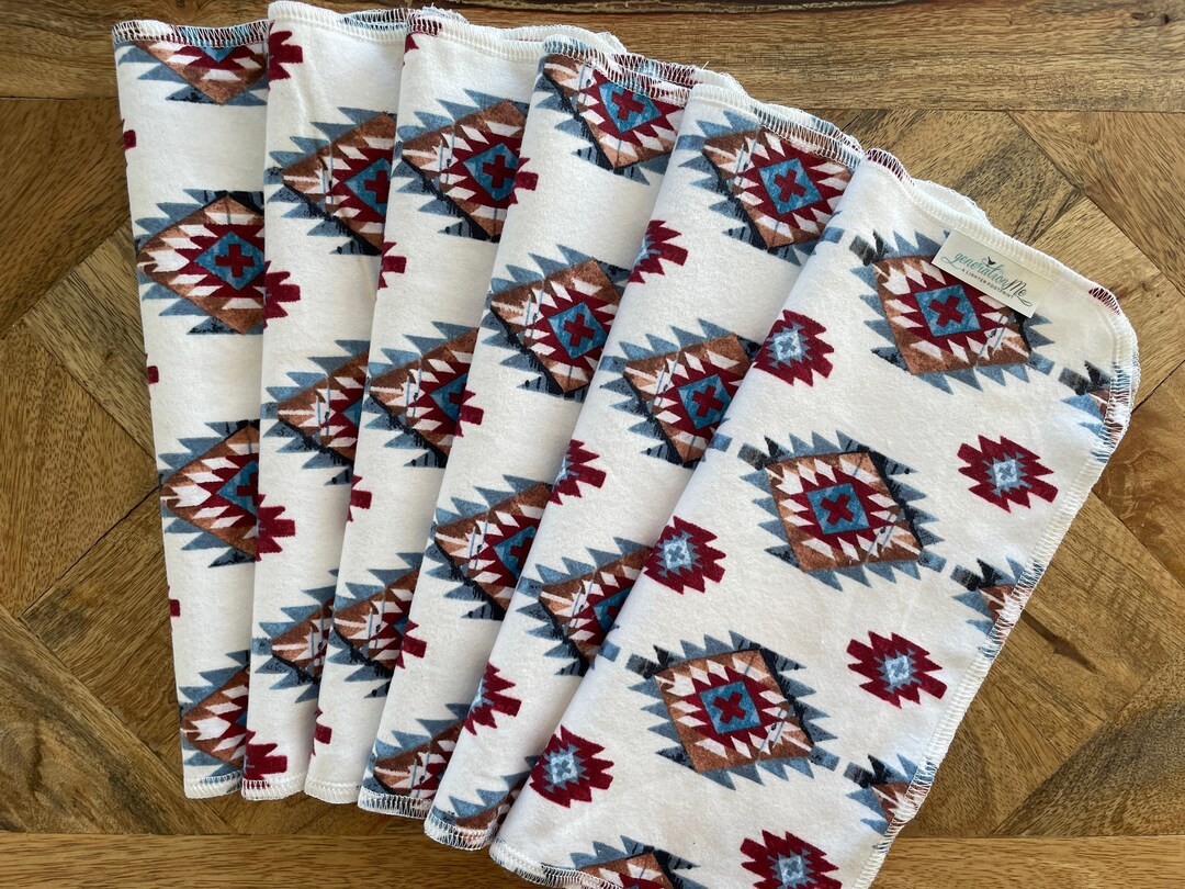Southwest Napkins Paperless Towels Reusable Napkins Etsy