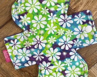 Cloth Menstrual Pad, 8" Moderate Absorbency, Waste Free Period, Women's Health, Eco Friendly Period, Cloth Pad, Knitting Needles