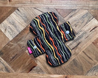 Cloth Menstrual Pad, 8" Heavy Absorbency, Waste Free Period