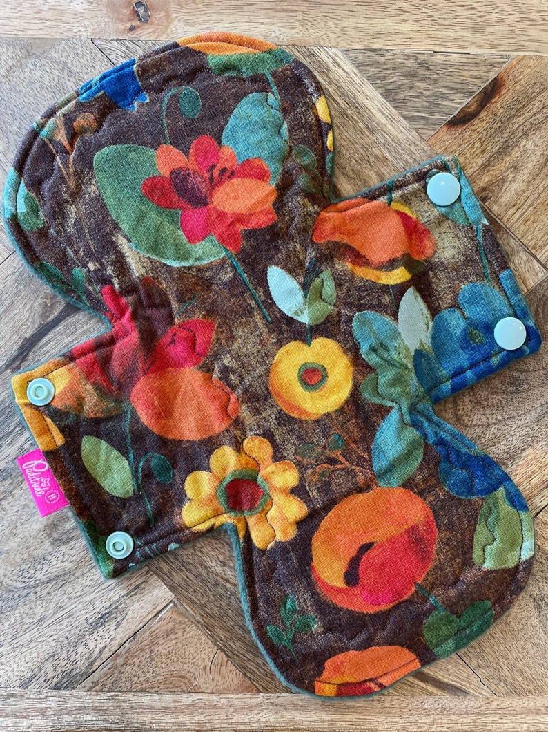 Cloth Pad Waste Free Period Eco Friendly Period Overnight Pad 10 Heavy Absorbency Cloth Menstrual Pad Heavy Period Pad