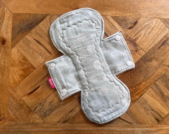 Cloth Menstrual Pad, 10" Heavy Absorbency, Waste Free Period, Overnight Pad, Eco Friendly Period, Cloth Pad, Heavy Period Pad