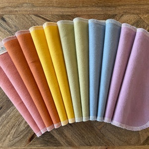 Paperless Towels, Unpaper Towels, Cloth Napkins, Waste Free Living, Reusable Napkins, Eco Friendly Napkins, Cloth Wipes, 12 Pack Variety