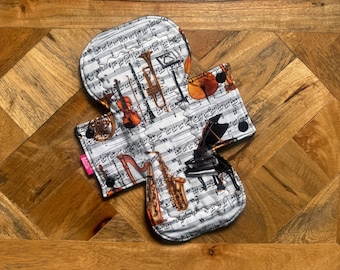 Cloth Menstrual Pad, 10" Heavy Absorbency, Waste Free Period, Overnight Pad, Eco Friendly Period, Cloth Pad, Heavy Period Pad