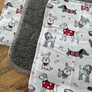 Puppy Napkins, Eco Friendly Napkins, Reusable Napkins, Waste Free Kitchen image 8