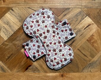 Cloth Menstrual Pad, 9" Heavy Absorbency, Waste Free Period, Women's Health, Eco Friendly Period, Cloth Pad, Heavy Period Pad, Healthy