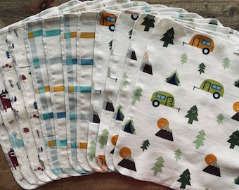 Camping Cloth Napkins, Reusable Paper Towels, Paperless Towels