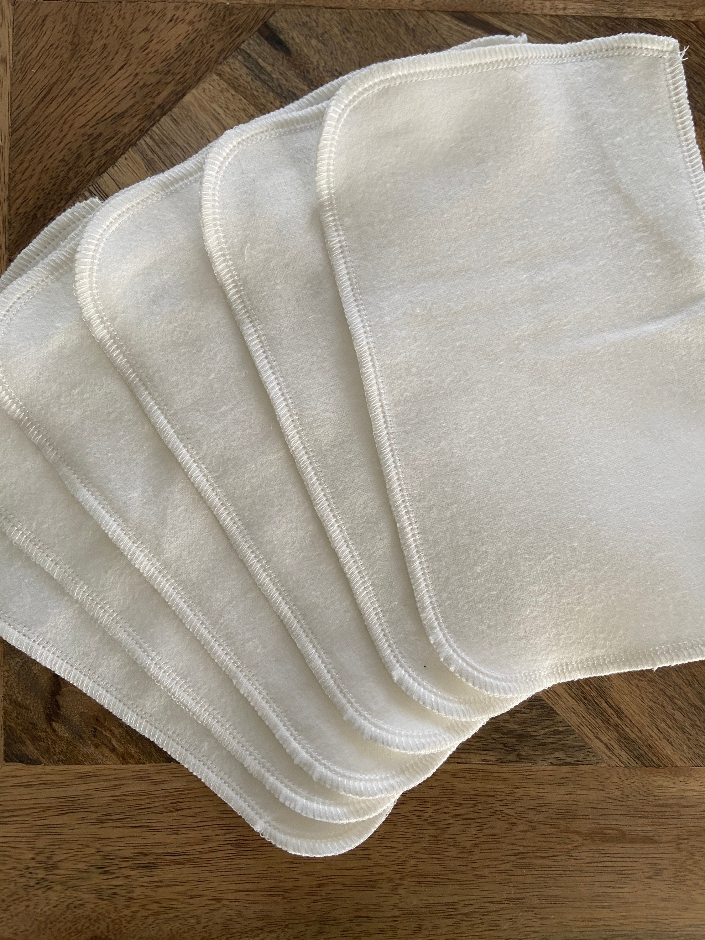 Bidet Wipes 2 ply 20 Reusable Cloth Wipes gray Eco Friendly Toilet Unpaper 