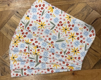 Floral Cloth Napkin, Paperless Towels, Flowers, Spring