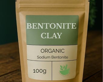 Bentonite Clay, Pure Mineral Clay for Household & Craft Use, Food Grade.