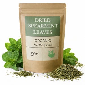 Organic Spearmint Tea, Refreshing Loose Leaf Mint Tea & Herbal Infusion.