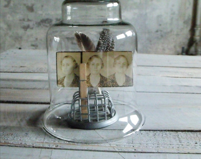 Cloche With Vintage Metal Door Knob Etsy