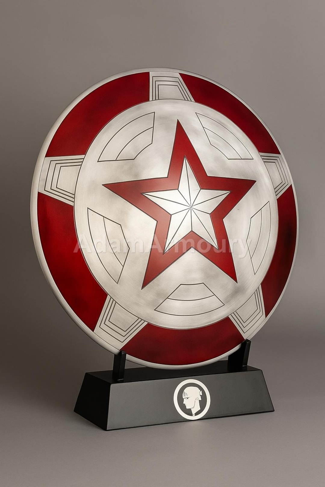 Red Paths Shield Red Guardian Shield - Battle Damage Shield for Cosplay and Roleplay - Etsy