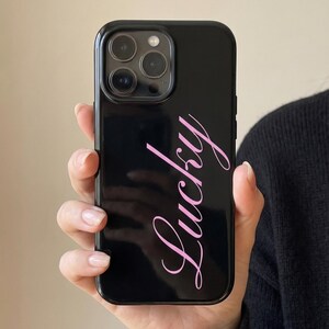 Coque Lucky Phone – Design minimaliste vintage – iPhone et Samsung – Cadeau pour elle + Fond d'écran gratuit
