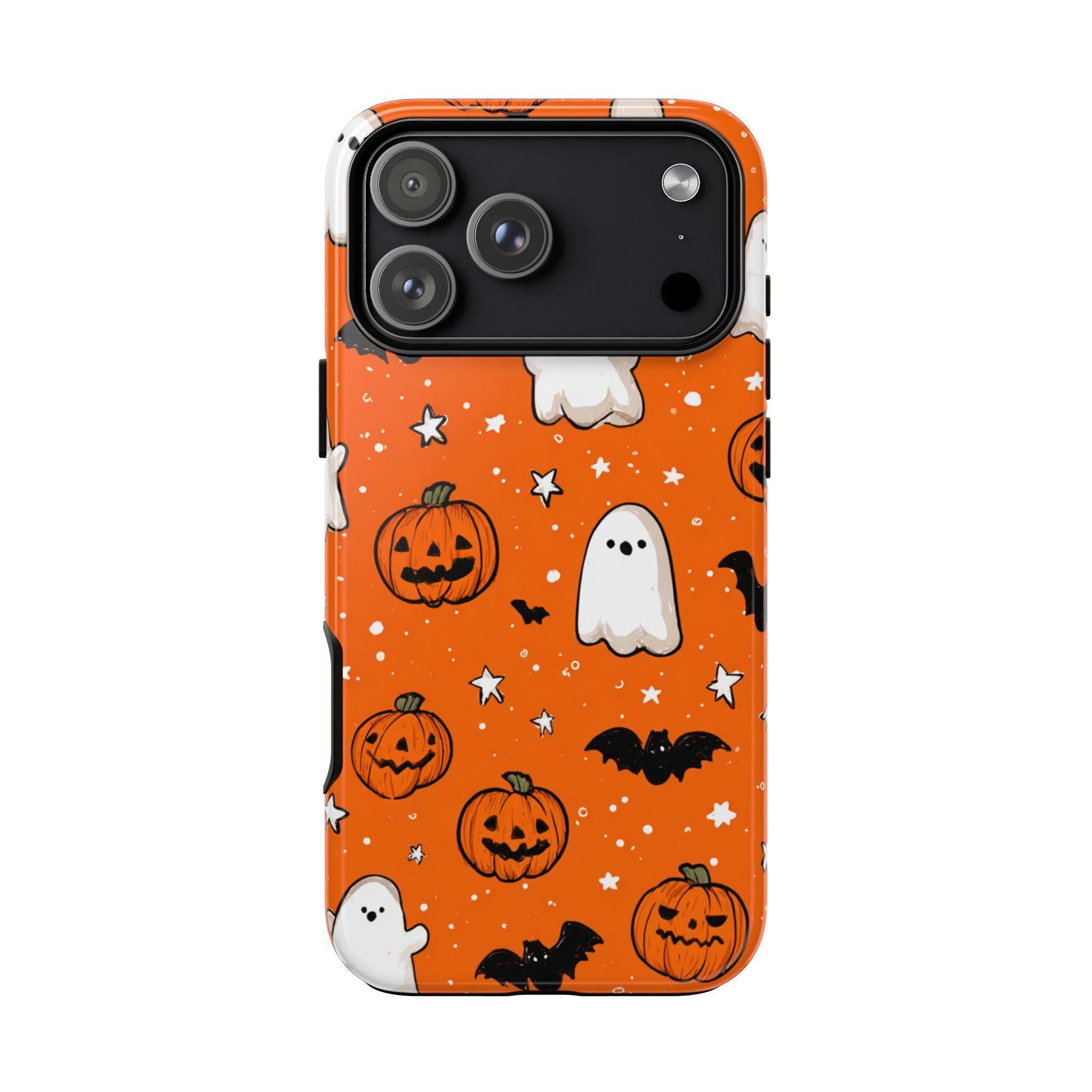 Space Pumpkin Herbst Hülle Für IPhone 13 Pro – Galaxie & Kürbis Design, Stoßfest