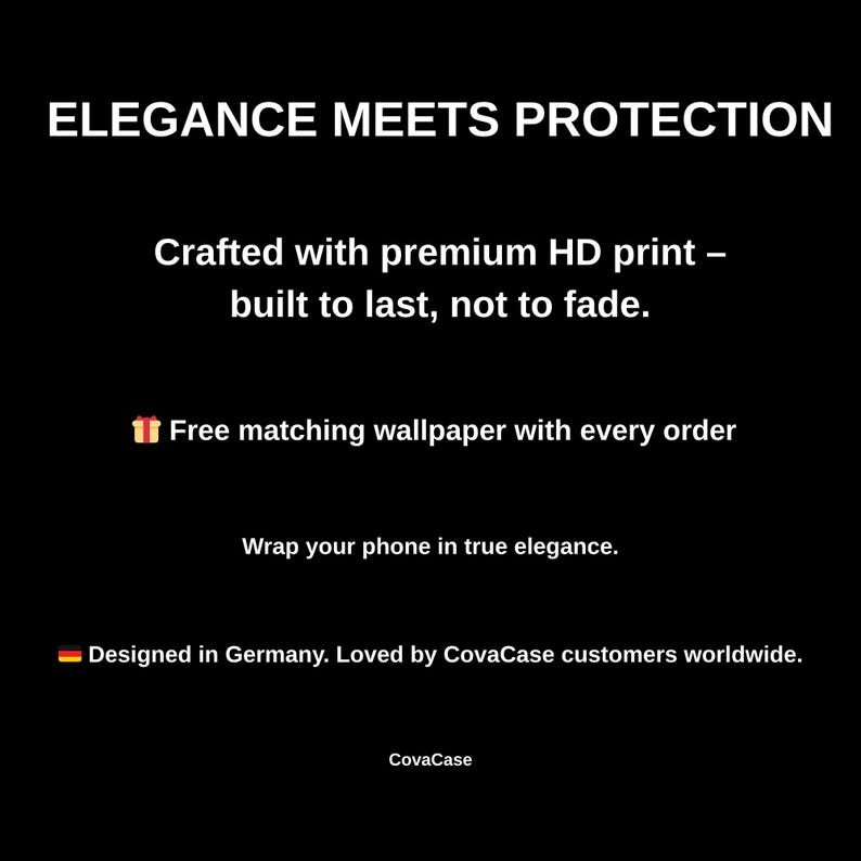 Black Lace Phone Case – Vintage Floral Design – iPhone & Samsung – Gift for Her + Free Wallpaper image 10