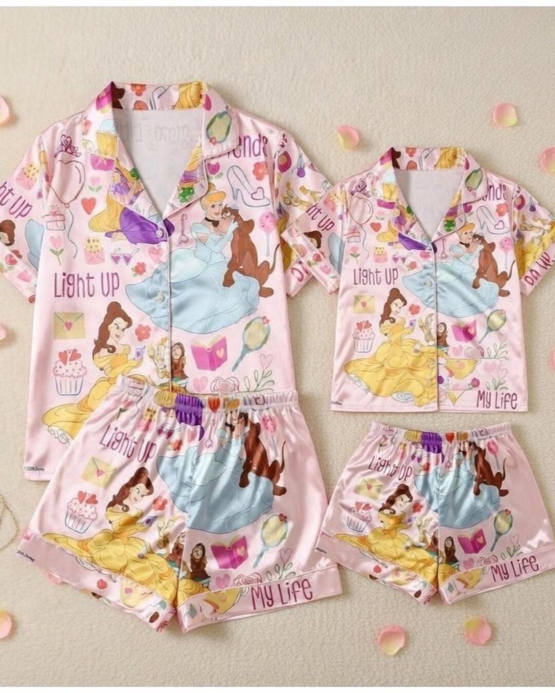Light up My Life Princess Pajamas, Matching Mommy and Me Disney ...