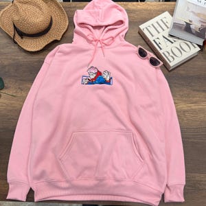 Manga Character Hoodie, Anime Embroidered Sweatshirt, JJK Character Sweatshirt, Gift For Fans, Gift For Him, Anime Lover Gift EJUJU112