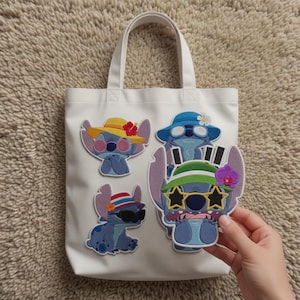 Broderad Aloha-lapp, tropisk sommarstrykmärke, personligt klistermärke