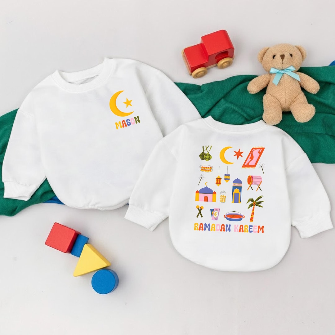 Custom Ramadan Baby Outfit, Islamic Muslim Baby Romper, 1st Ramadan ...