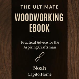 Woodworking Ebook for Beginners: DIY Guide, Essential Tools, Printable PDF, Instant Download