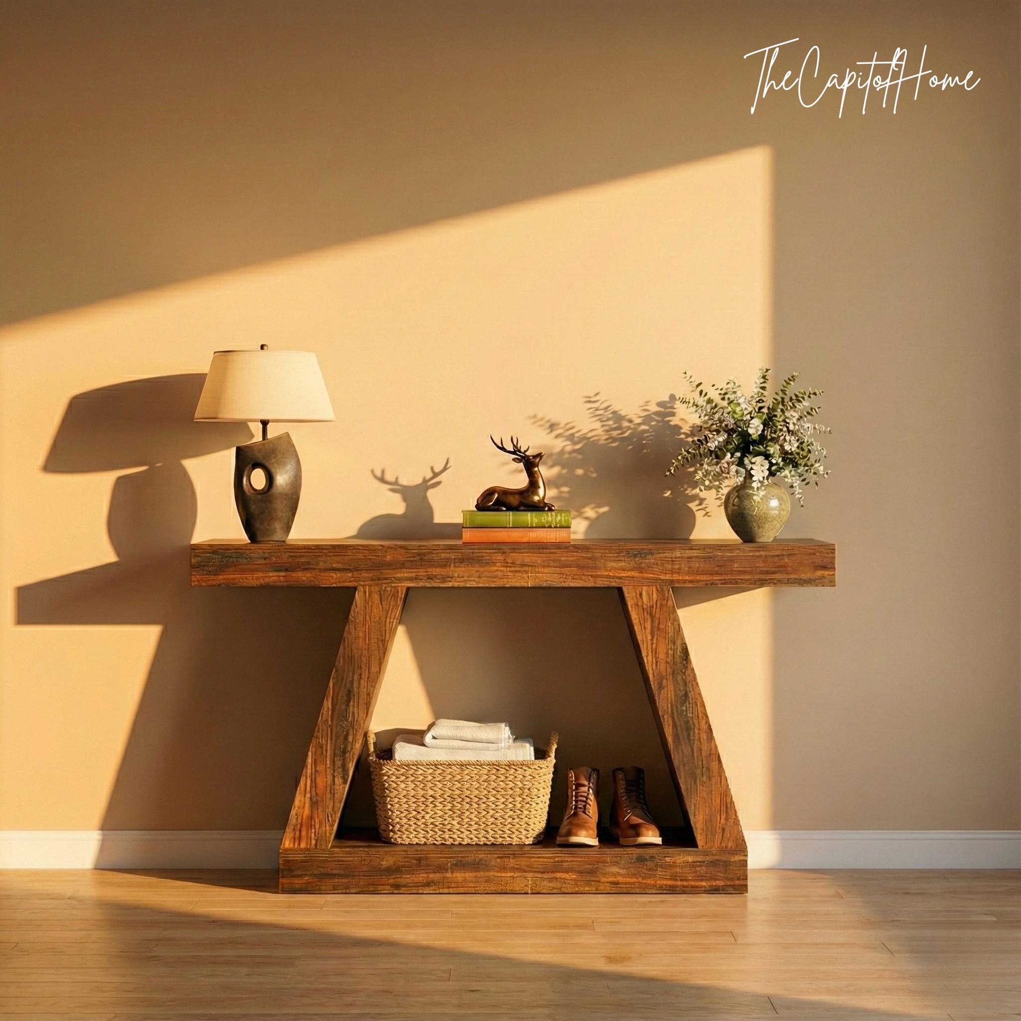 Tribesigns Table Console de 140 cm, derrière la table basse, table d
