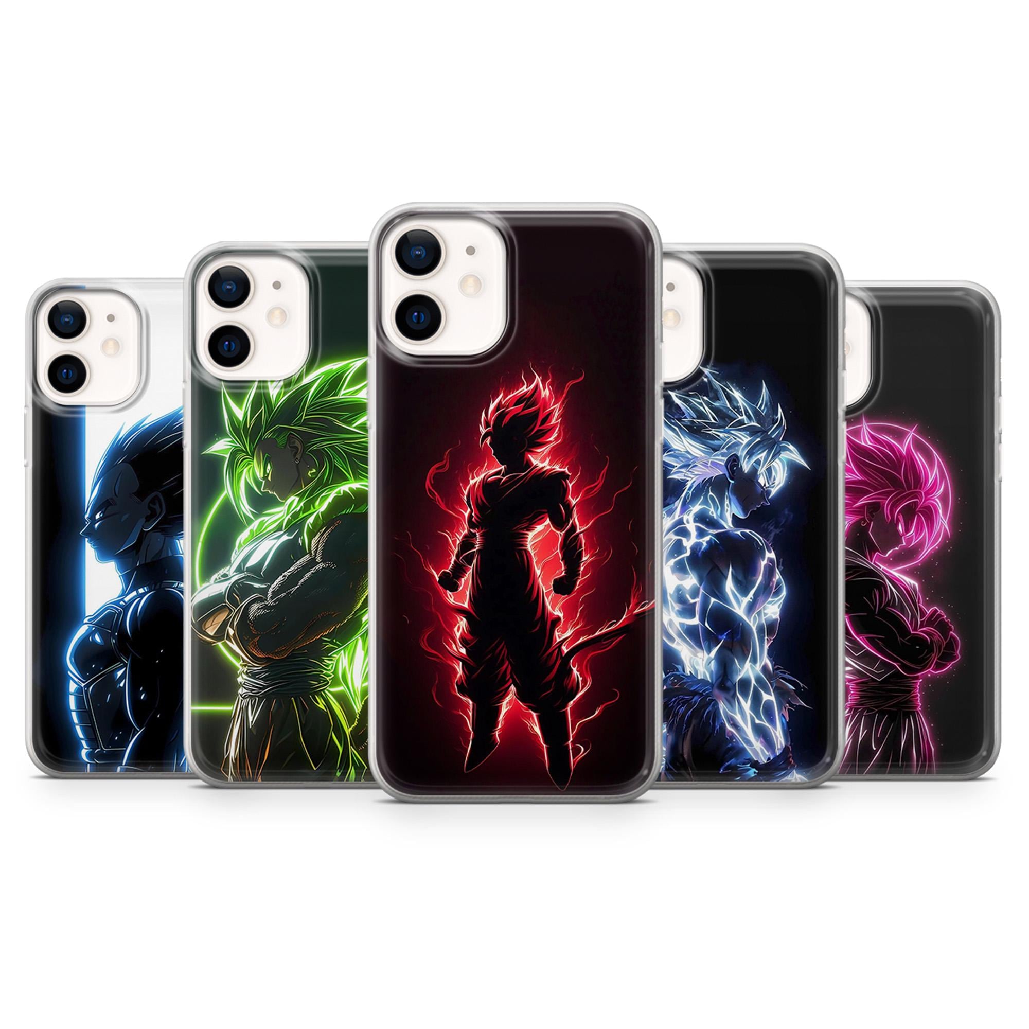 Custodia per telefono DBZ Fan Art Son Goku Anime Vegeta Cover per iPhone 16, 15, 14, 13, 12 Pixel 9, 9 Pro, XL, 8Pro Samsung S24, S23