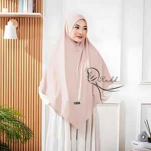 Instant Khimar Syari Bergo Jersy, Hijab for Women, Muslim Hijab, Modest Wear, Headscarf for Women, Scarf, Islamic Hijab, Gift for Her RAD11