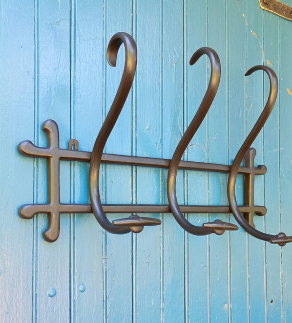 アンティークのフランス製黒檀仕上げの曲げ木コート ラック、コートや