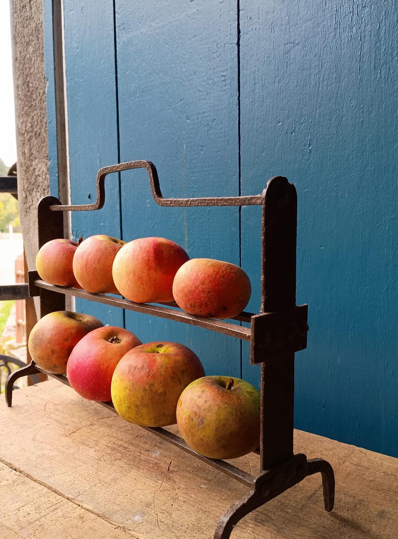Antique 18th Century French Wrought Iron, Hearthside Apple Roaster ...