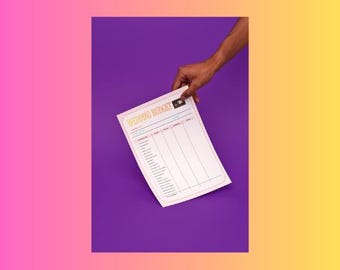 Minimalist Wedding Budget Planner | Editable Budget Template | Printable Wedding Expense Tracker | Instant Download