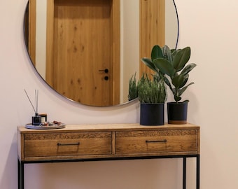 Solid Oak Dresser – Handmade Oak Furniture, Bedroom Storage Cabinet, Natural Wood Chest of Drawers