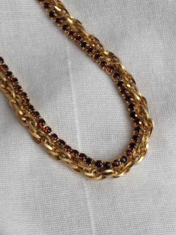 Long 1970s Disco Chain Necklace