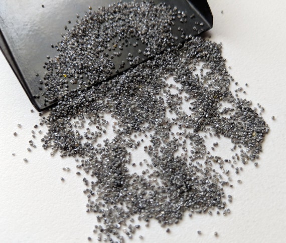 Poussière De Diamant Naturel En Vrac - 10 Carats, Origine Afrique Du Sud, Pour Usage Industriel Ou Bijoux