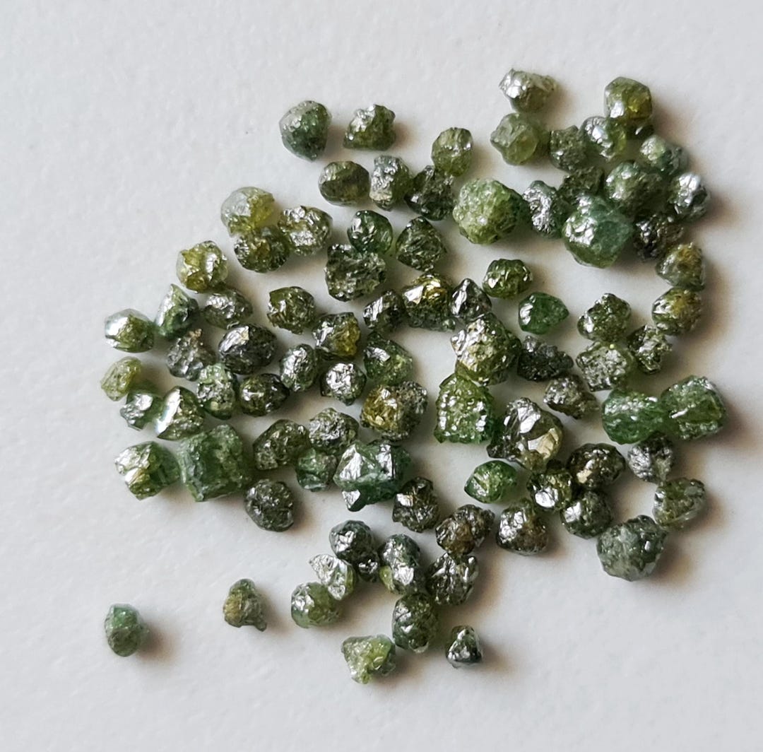 Green Diamond, Green Raw Diamond, Raw Uncut Diamond Perfect for Bezel and  Prong Setting, Green Diamond Loose (1ct to 2ct) PDD696