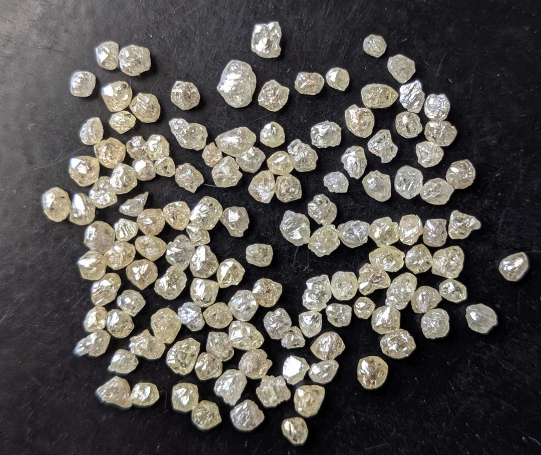 nuts　Briesta Champagne Diamond RARE 2.5 Mm Champagne Diamond, Round Rose Cut Flat Back